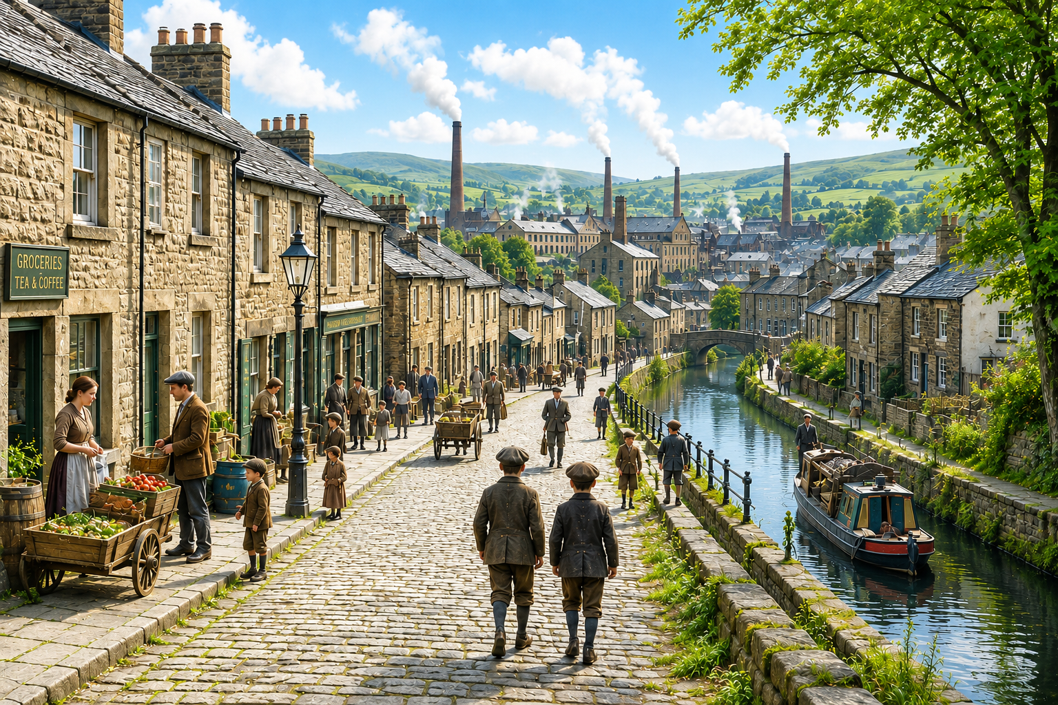 Historic local street, village, or community landscape